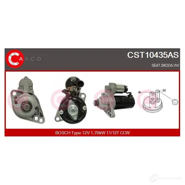 Стартер CASCO cst10435as 7G J2YG 1232359907