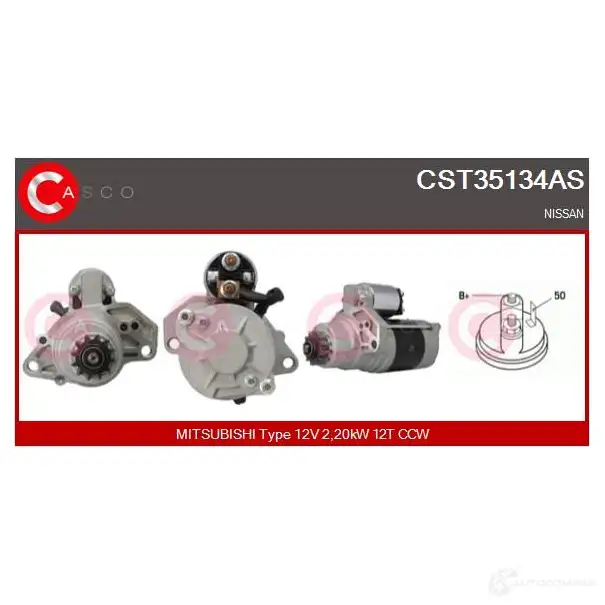 Стартер CASCO 0JJ 1VC6 cst35134as 8000000084286 3263810