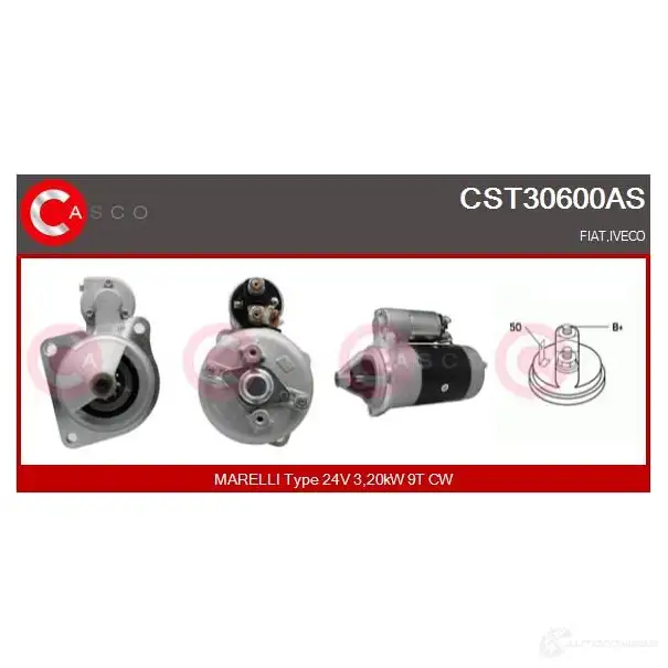 Стартер CASCO cst30600as 1198302100 B6 BAOGD