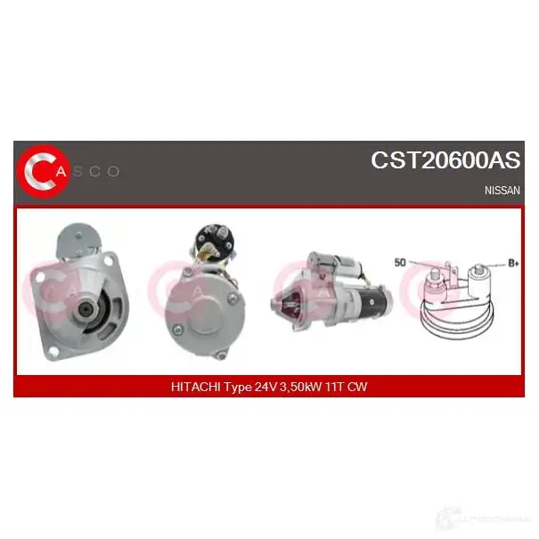 Стартер CASCO cst20600as 8000000096531 3263389 ND EODA