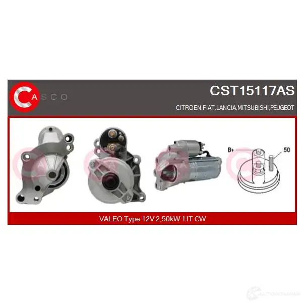 Стартер CASCO 91OY 2 1424715715 cst15117as