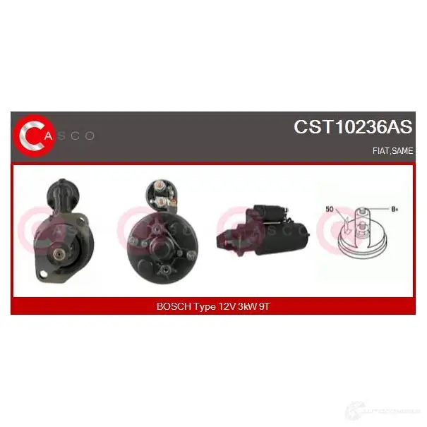 Стартер CASCO B6KZ TLG 8000000071583 cst10236as 3262186 изображение 0