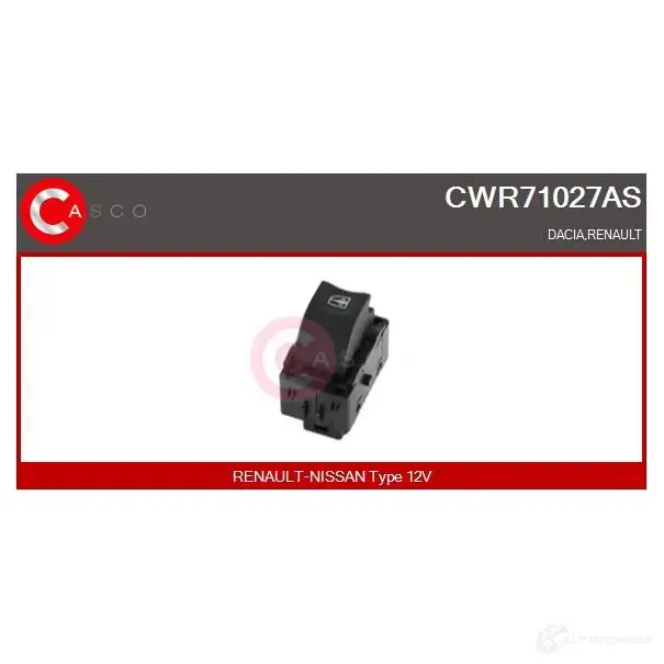 Кнопка стеклоподъемника CASCO 1437338326 GE7ZL X cwr71027as