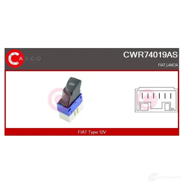 Кнопка стеклоподъемника CASCO cwr74019as MK TOLDJ 1437338189