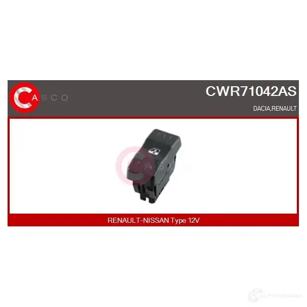 Кнопка стеклоподъемника CASCO BAB DM6 1437338312 cwr71042as