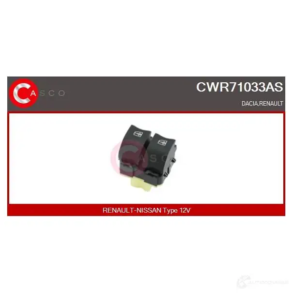 Кнопка стеклоподъемника CASCO 1437338482 CJ ONHOZ cwr71033as