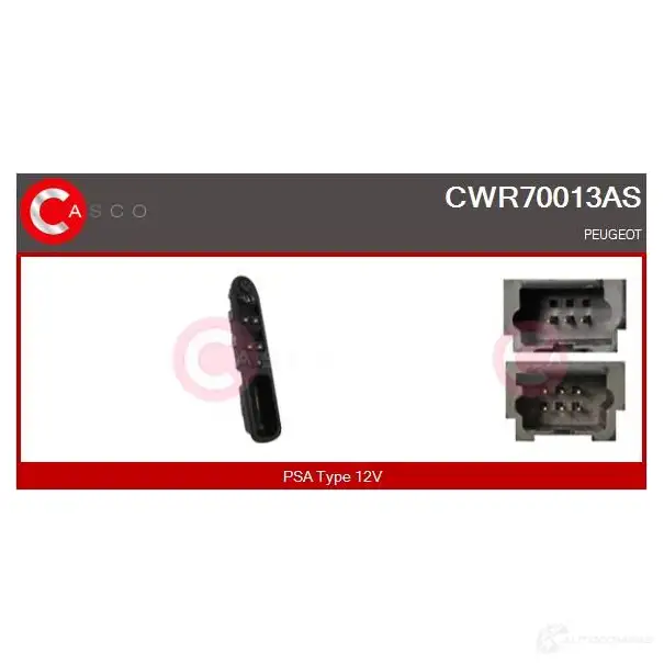 Кнопка стеклоподъемника CASCO 8O 9DP1 cwr70013as 1437338712