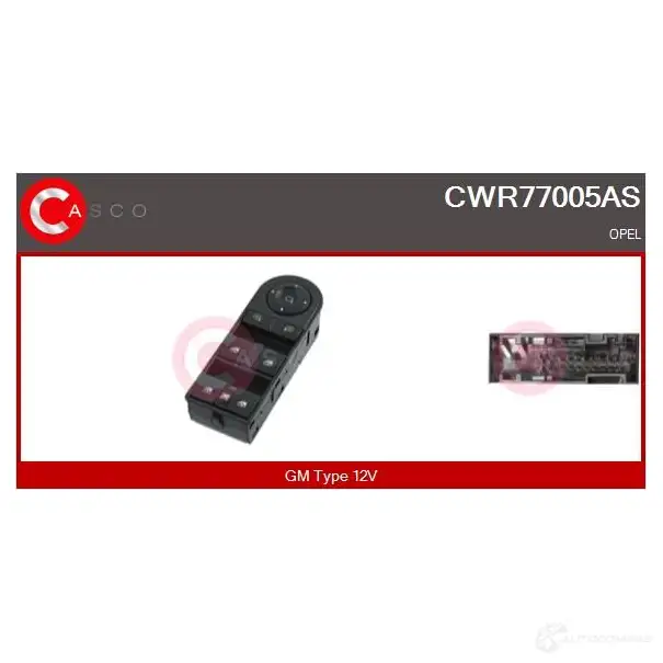 Кнопка стеклоподъемника CASCO Q FDBIVW cwr77005as 1437338725