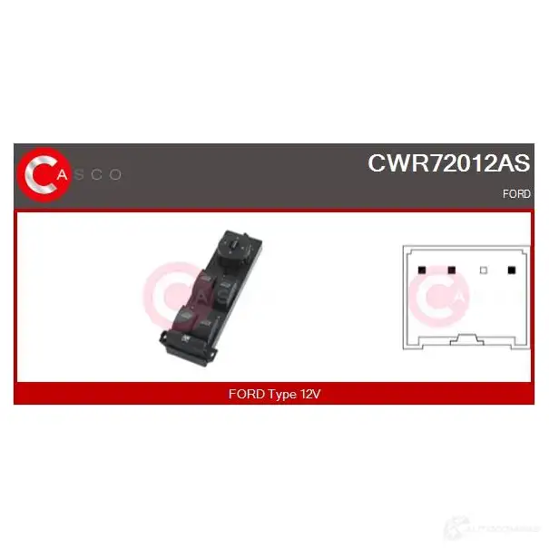 Кнопка стеклоподъемника CASCO 1437338514 cwr72012as 8 Z9ZL1Z