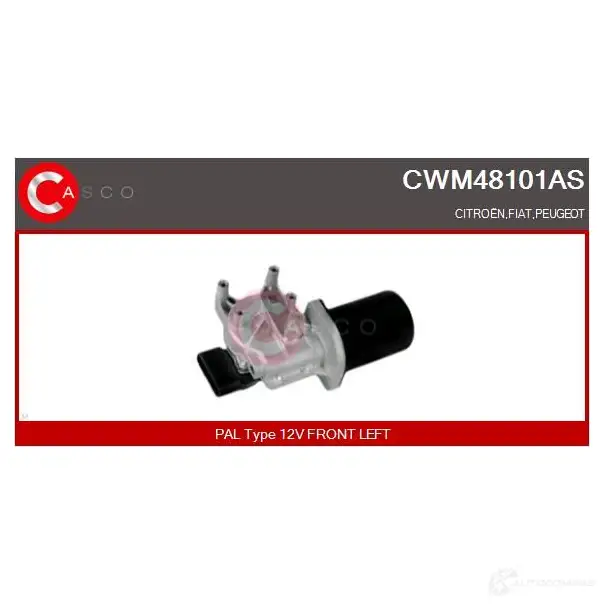 Мотор стеклоочистителя, дворников CASCO cwm48101as 1437943171 DV TV5 изображение 0