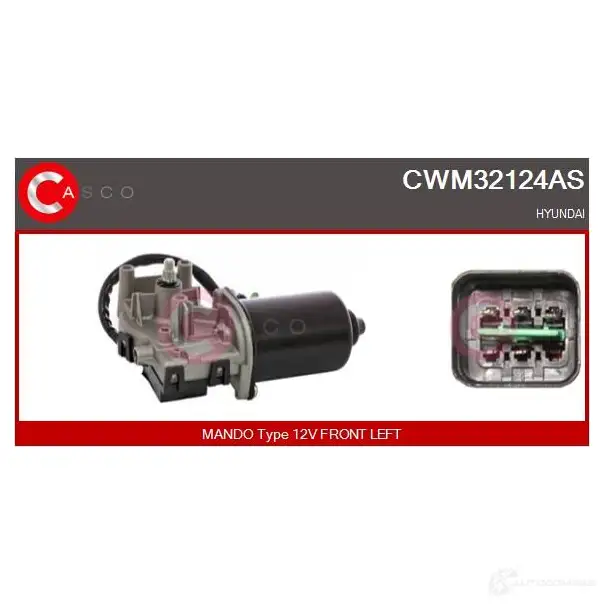 Мотор стеклоочистителя, дворников CASCO 2A3 EZ cwm32124as 1437943183
