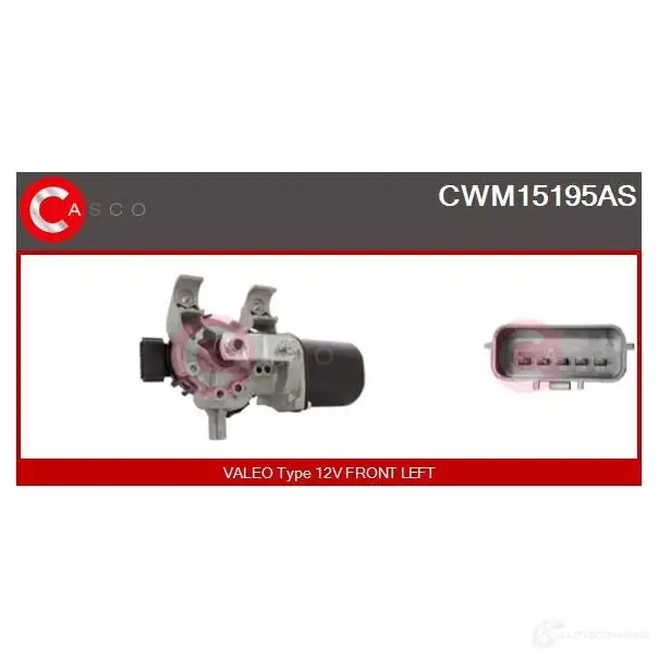 Мотор стеклоочистителя, дворников CASCO 1437943188 ABR XW cwm15195as