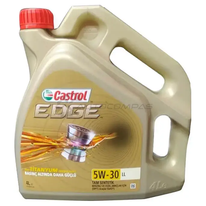 Моторное масло Castrol EDGE 5W-30 LL синтетическое, 4 л CASTROL 15D0D8 1441133649 MGN ZC25 изображение 0