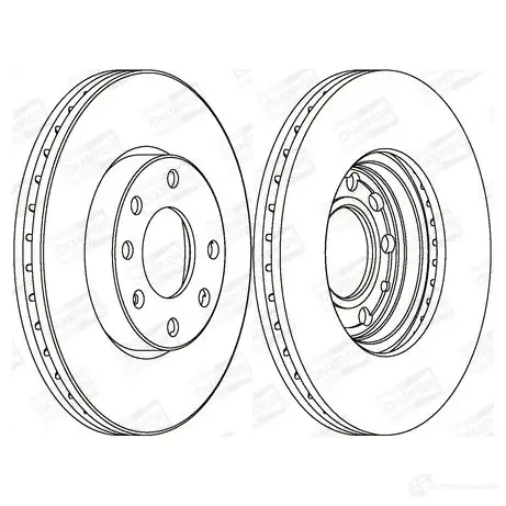 Тормозной диск CHAMPION 4060426065751 2IKE Y1 1208717849 562069CH - Изображение 1