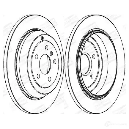 Тормозной диск CHAMPION 1208719821 4060426068134 B7FAW U 562324CH изображение 0