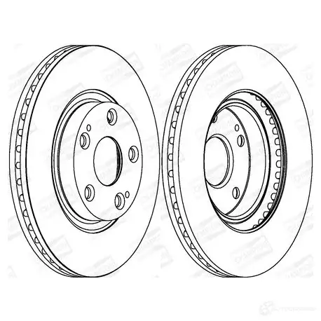 Тормозной диск CHAMPION 562430CH 1208720395 N52 5T 4060426066529 изображение 0
