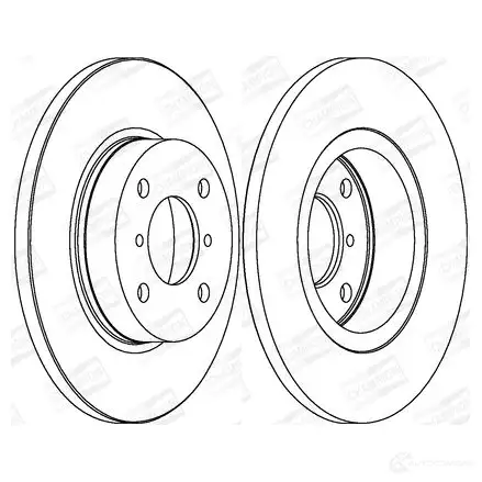Тормозной диск CHAMPION 562124CH 7T8VMF 5 4060426065973 1208718193 - Изображение 1