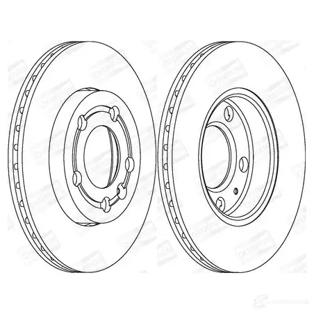 Тормозной диск CHAMPION 4060426067830 X TAD3C 562307CH 1208719663 изображение 0