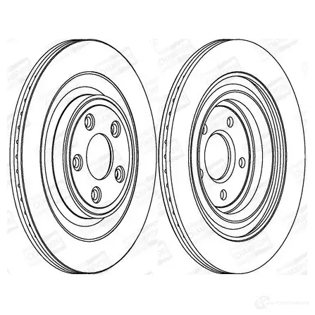 Тормозной диск CHAMPION 4060426069049 1208722481 563027CH VT6X5W X изображение 0