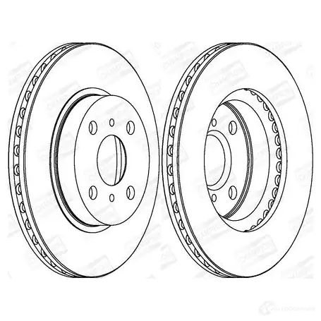 Тормозной диск CHAMPION OJ Z3C 561968CH 4060426065348 1208716925 изображение 0