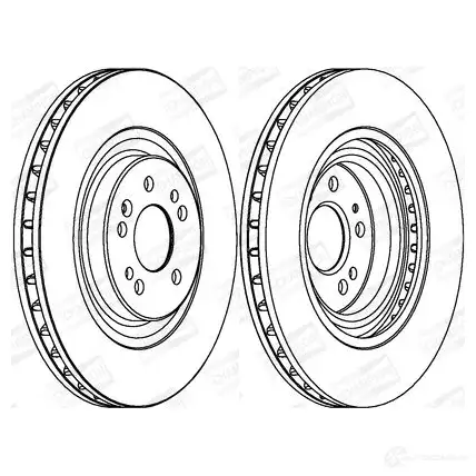 Тормозной диск CHAMPION 562402CH-1 1208720213 4060426066222 ZO0OV 7 - Изображение 1
