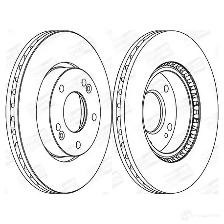 Тормозной диск CHAMPION 562625CH M3 BGZ 1208721219 4060426067984 - Изображение 1
