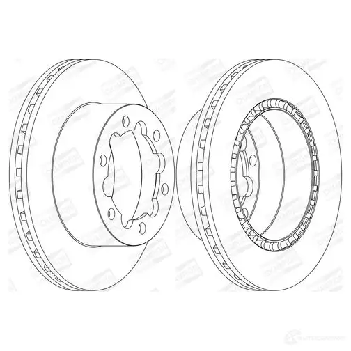 Тормозной диск CHAMPION 1208722875 KLF Z5 569138CH 4060426069360 - Изображение 1