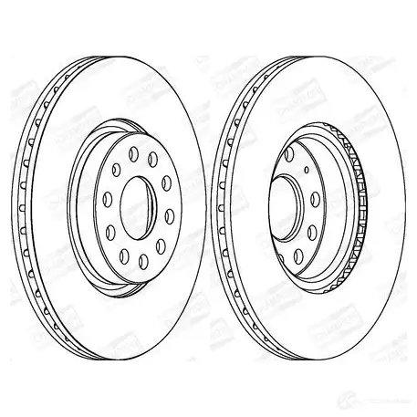 Тормозной диск CHAMPION 8N 293F5 4060426066109 1208720115 562387CH изображение 0