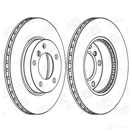 Тормозной диск CHAMPION 561551CH ZP EVNN 4060426065034 1208716201 изображение 0