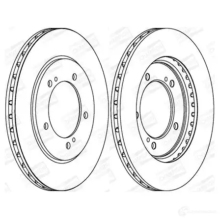 Тормозной диск CHAMPION H PG11 4060426066765 562445CH 1208720537 - Изображение 1