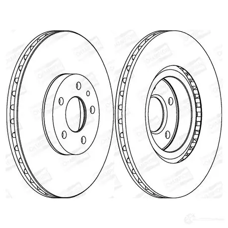 Тормозной диск CHAMPION NBH 4WTS 1208715939 561520CH 4060426064983 - Изображение 1