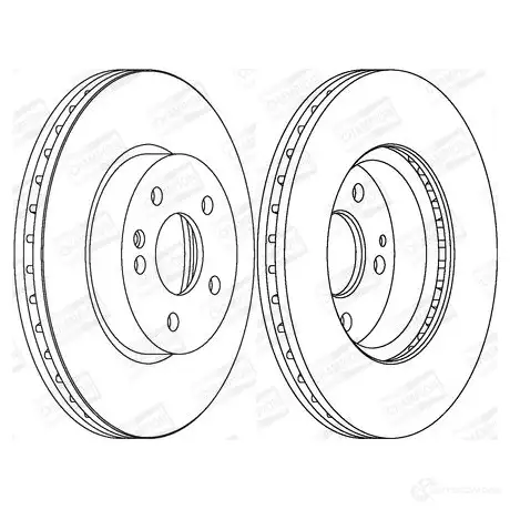 Тормозной диск CHAMPION 562392CH OI8V H 1208720153 4060426066147 - Изображение 1