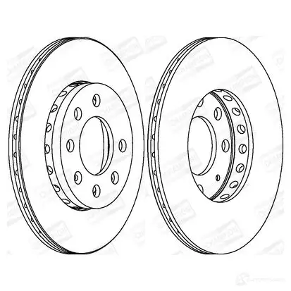Тормозной диск CHAMPION VI 8JNTI 4060426066956 562226CH 1208718977 - Изображение 1