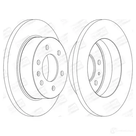 Тормозной диск CHAMPION 8Q30 5 1208722867 4060426069353 569137CH изображение 0