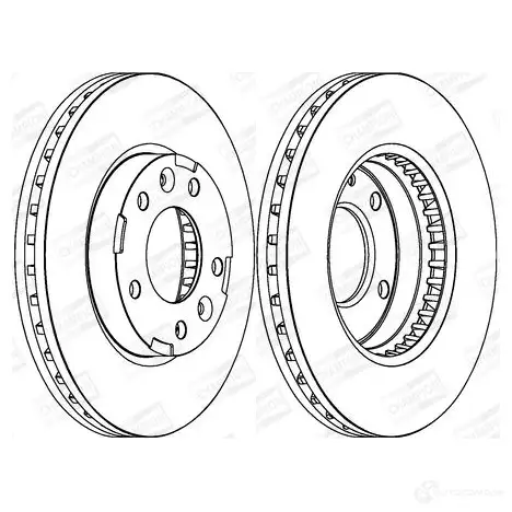 Тормозной диск CHAMPION 563039CH QXFM D 1208722609 4060426069148 - Изображение 1