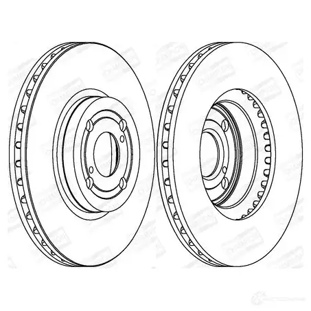 Тормозной диск CHAMPION 562435CH 1208720463 8 NF70LE 4060426066581 - Изображение 1
