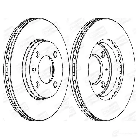 Тормозной диск CHAMPION W3B YW4 561178CH 1208714535 4060426064648 - Изображение 1