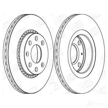 Тормозной диск CHAMPION 4060426065072 Q G75S 561588CH 1208716275 изображение 0