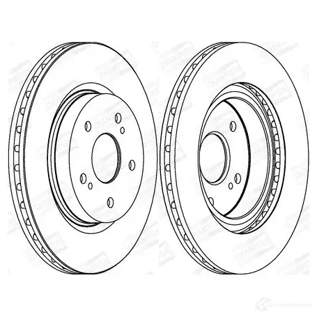 Тормозной диск CHAMPION C EFKWRR 562632CH 1208721413 4060426068127 изображение 0