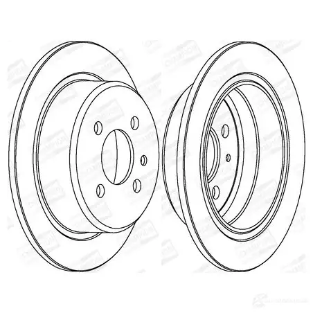 Тормозной диск CHAMPION D40U23 F 561132CH 4060426064594 1208714471 - Изображение 1
