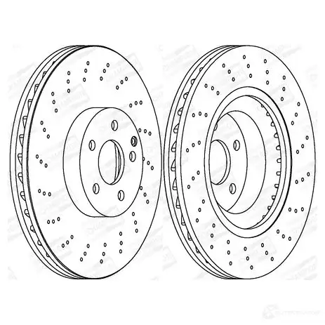 Тормозной диск CHAMPION P8N1 3 1208721837 562678CH-1 4060426068394 - Изображение 1