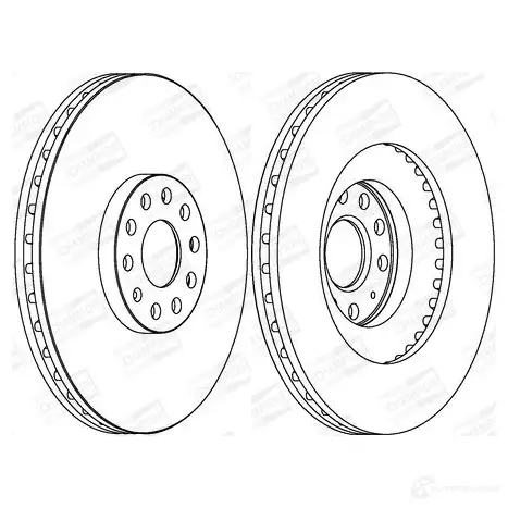Тормозной диск CHAMPION SSVO 4LH 562239CH-1 4060426067113 1208719177 - Изображение 1