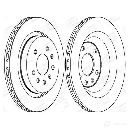 Тормозной диск CHAMPION X7ZOH A 562220CH 4060426066871 1208718891 изображение 0