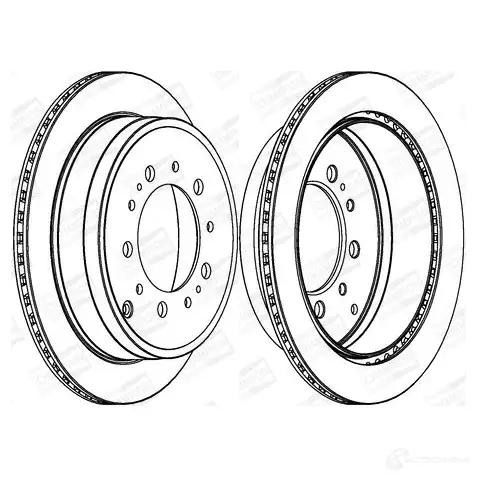 Тормозной диск CHAMPION 4060426068578 P4K H5O 562761CH-1 1208722031 изображение 0