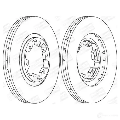 Тормозной диск CHAMPION 4060426066123 1208720145 562388CH XEX7F 3 изображение 0