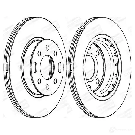 Тормозной диск CHAMPION 1CFH QT 562796CH 1208722083 4060426068684 - Изображение 1