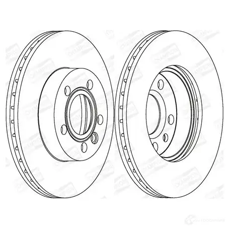 Тормозной диск CHAMPION HRE2E6 1 1208718075 562080CH 4060426065836 - Изображение 1