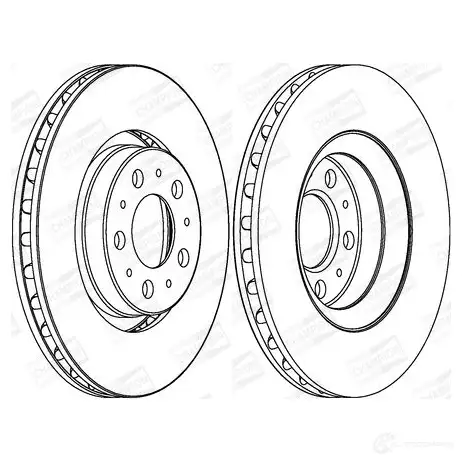 Тормозной диск CHAMPION 562173CH 4060426066352 6K FWT5D 1208718535 - Изображение 1