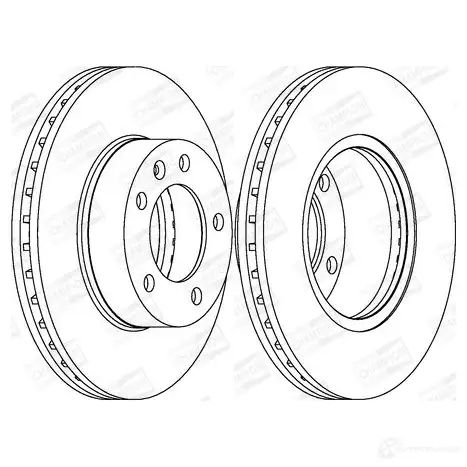 Тормозной диск CHAMPION 562190CH-1 4060426066574 1208718711 H L6GUX - Изображение 1