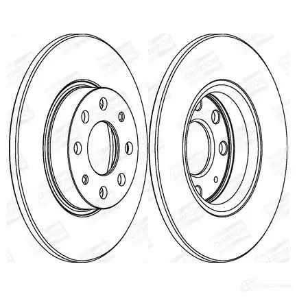 Тормозной диск CHAMPION 563020CH 1208722391 ME J4H07 4060426068998 изображение 0